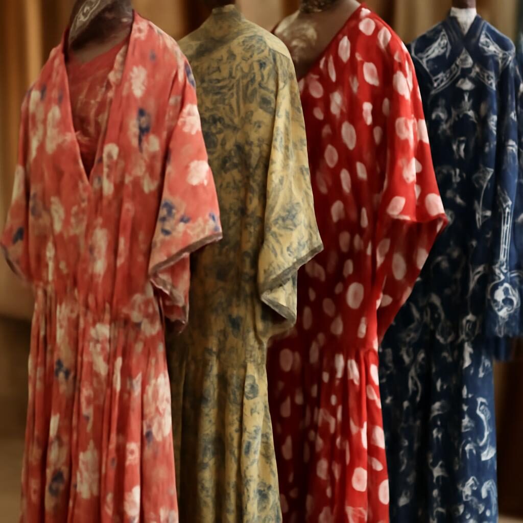 matières robe fluide soie viscose imprimé fleuri femme mature