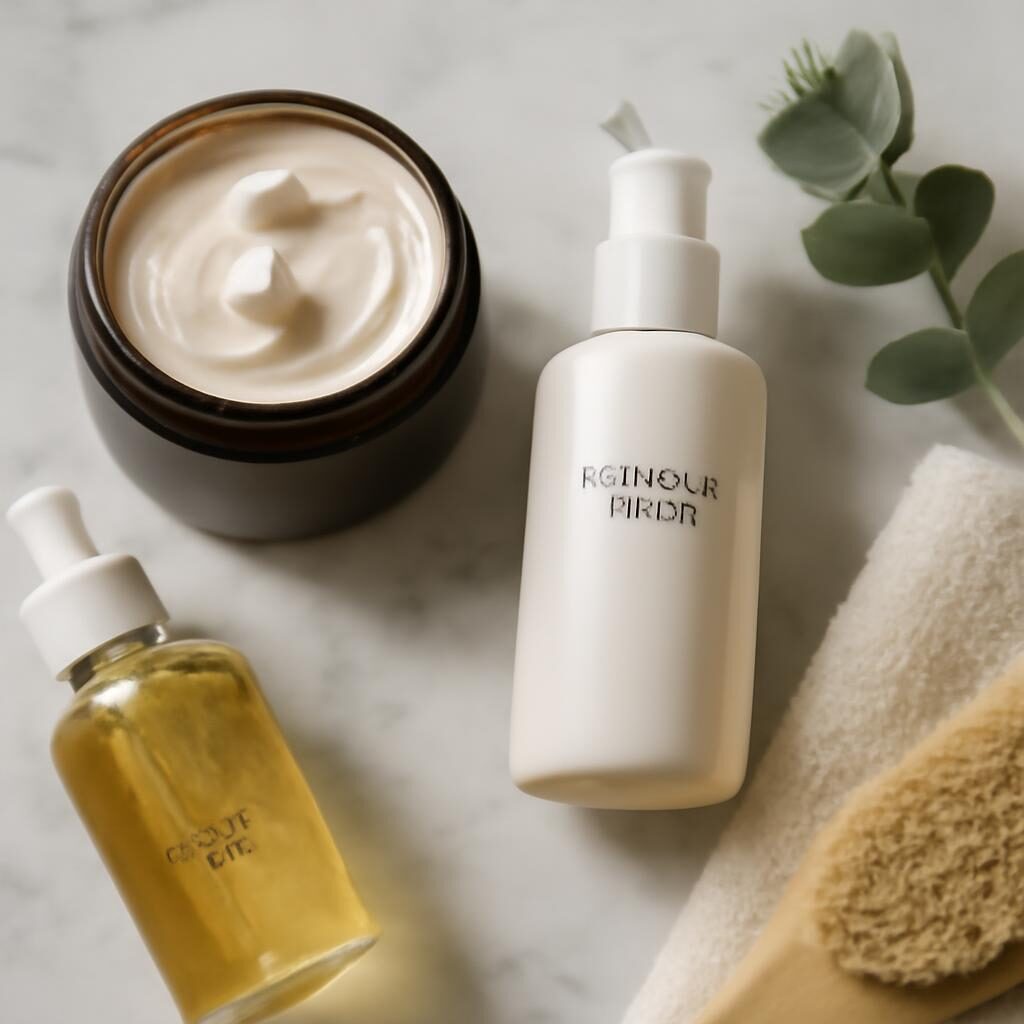 Routine hydratation corps : produits riches pour peau mature