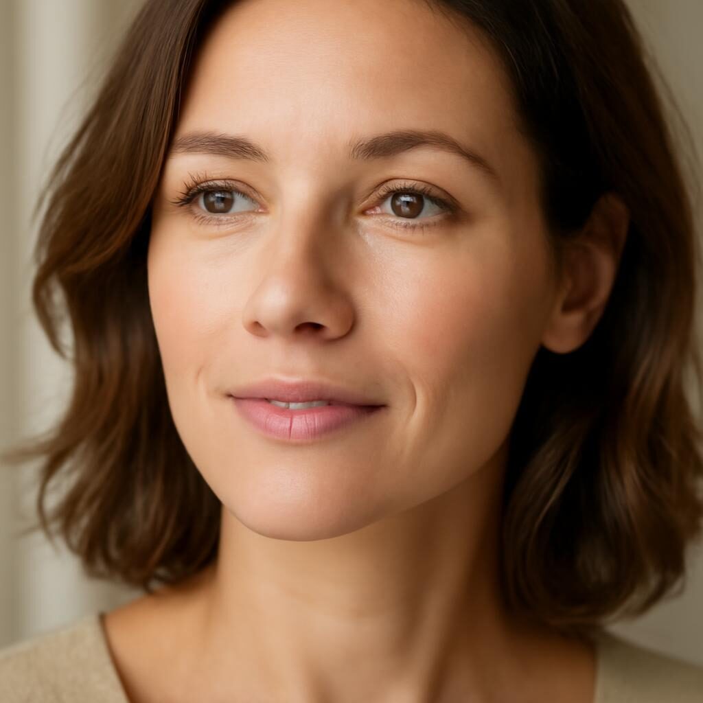 Lèvres hydratées maquillage naturel après 40 ans