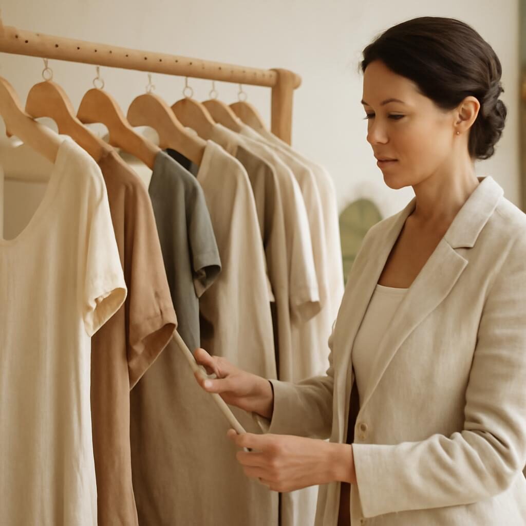 Femme 40 ans boutique mode eco-responsable vetements durables naturels