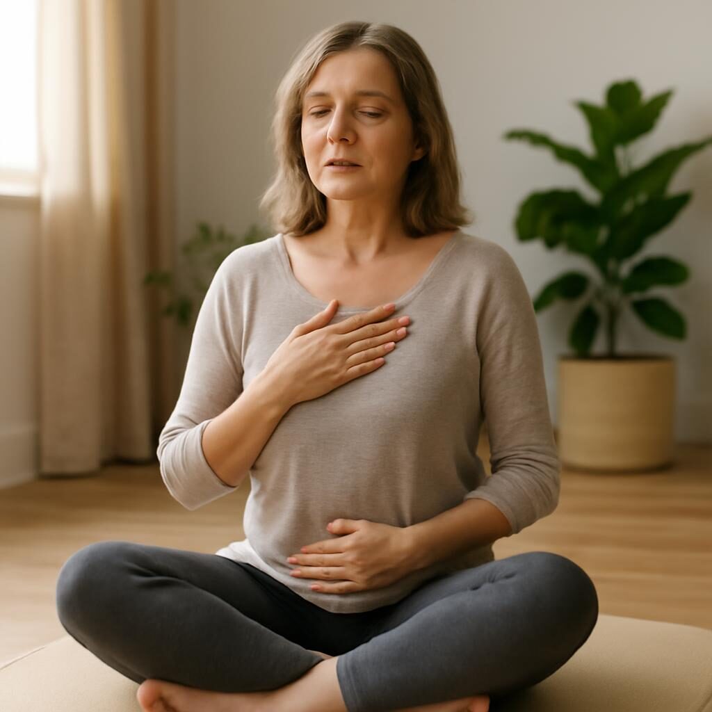 Respiration ventre stress : exercice de respiration abdominale à la maison