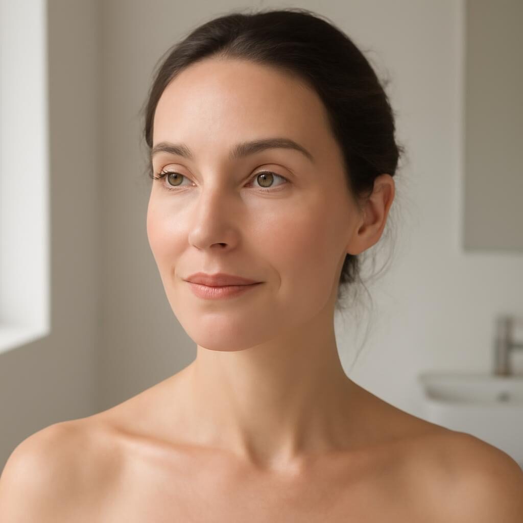 Maquillage naturel no makeup femme 40 ans peau lumineuse