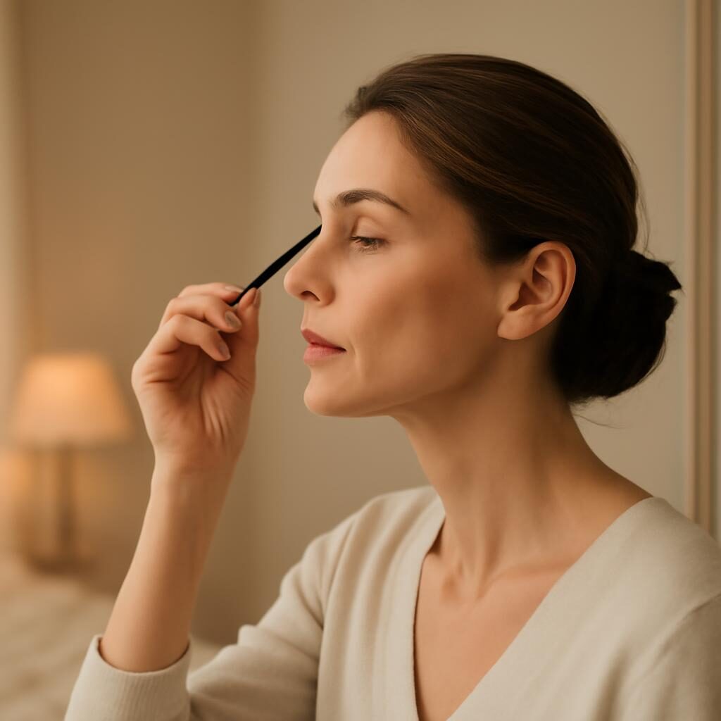 Application mascara recourbant pour ouvrir le regard apres 40 ans
